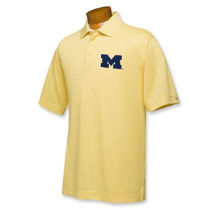 Michigan Wolverines B&T CB DryTec Championship Polo - Lotus
